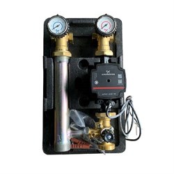 Насосная группа с прямым контуром Grundfos HEATMIX 25D - Ду25 (с насосом ALPHA2L 25-60 180) C99309072 - фото 1965709