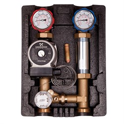 Насосная группа ICMA R002 - 1 1/2 x 3/4  (ВР/НР, насос Grundfos UPS 25/65, подключение справа) C93R002AEDP321 - фото 1965816