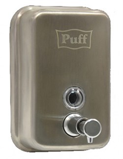 Для мыла Puff 8608m хром матовый 800 мл M100991 - фото 2653539