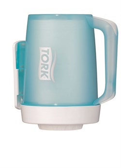 Диспенсер для бумажных полотенец Tork Performance переносной мини-диспенсер бирюзовый (арт.658002) M100641 - фото 2654411
