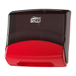 Диспенсер для бумажных полотенец Tork Performance красный (арт.654008) M190319 - фото 2654538