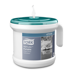 Диспенсер для бумажных полотенец Tork Reflextm М4 белый переносной (арт.473186) M138718 - фото 2654571