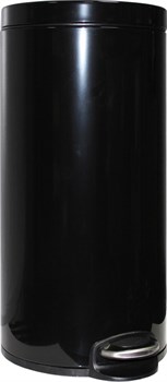 Урна для мусора BINELE Lux 30 литров (черная) M112576 - фото 2654723