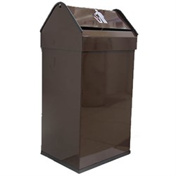 Урны для мусора Nofer Ведро металическое 41 л. коричневое (14118.2 BR) M101868 - фото 2654748