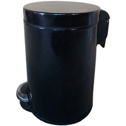 Урна для мусора BINELE Lux 5 литров (черная) M112573 - фото 2654761