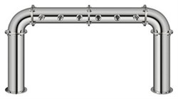 Колонна пивная Petrobar П-образная на 6/8 сортов пива E253818 - фото 2930754