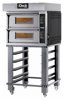 Печь для пиццы подовая Moretti Forni ID-D 60.60 + стенд с направляющими E263622 - фото 2954101