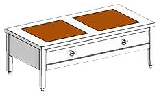 Плита-табурет индукционная Heidebrenner ETK-I-F IFRCB 2х8 кВт (721236) E79354 - фото 2959270