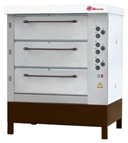 Печь хлебопекарная Восход ХПЭ-750/3 нерж. сталь, в обрешетке E66892 - фото 2963793
