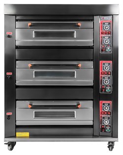 Печь хлебопекарная Miratek BK-36E + каменный под (3 яруса) + пароувлажнение E81951 - фото 2963884