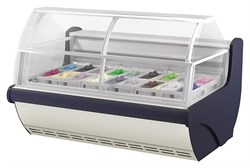 Витрина для мороженого Lida Junior Lightbox 2,3 E231436 - фото 2987894