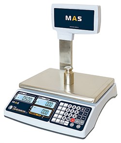 Весы торговые MAS MR1-15P E100807 - фото 3006379