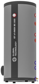 Бойлер косвенного нагрева GlobalTechnology GT b1 inox bc 200 wall floor M214020 - фото 3622003