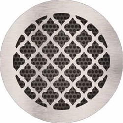 Круглая вентиляционная решетка мебельная РЭД-Decor/плоская/НС/2 мм 9541697383745 - фото 4327639