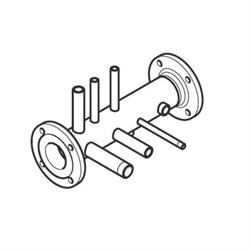 Труба соединительная с гильзами для датчиков, DN100 Vaillant 0020151833 - фото 4495942