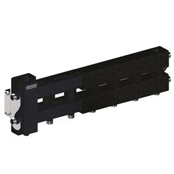 Распределительная гребенка Gidruss BM-60 4D.EPP 1 х1 , 4вых., сталь черная BM 6003T 20 - фото 4496299