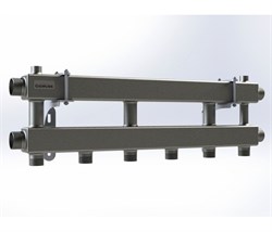 Распределительная гребенка Gidruss MK-100 3 1 1/4 х1 , 4вых., сталь черная 1M 01002 17 - фото 4496321