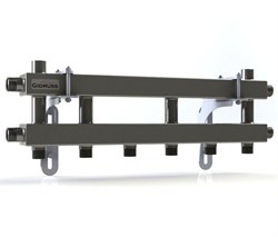 Распределительная гребенка Gidruss MKSS-40 4D 3/4 х3/4 , 4вых., сталь нерж. 1J 00403 17 - фото 4496433