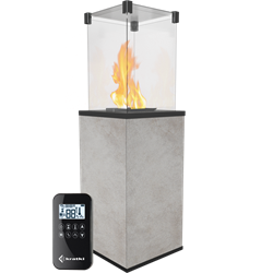 Газовый уличный обогреватель Kratki PATIO/G31/37MBAR/Q/O/G - OXIDE GRIGIO с пультом ДУ M130775 - фото 4588668