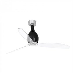 Вентилятор с подсветкой Faro Mini Eterfan Shiny Black 1L (32026-10) M58900 - фото 4661563
