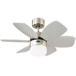 Вентилятор с подсветкой Westinghouse Flora Royal White M59308 - фото 4661568