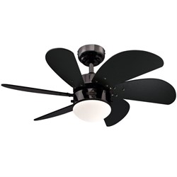 Вентилятор с подсветкой Westinghouse Turbo Swirl Black M59355 - фото 4661824