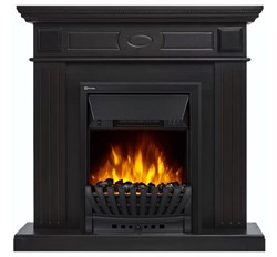 Пристенный электрокамин Electrolux EFP/P-1020LS с порталом Firelight Bianco Classic черная эмаль M231662 - фото 4741246