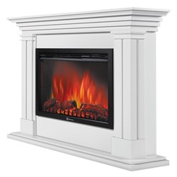 Пристенный электрокамин Electrolux EFP/P-3020LS с порталом Firelight Castello 30 белый M109456 - фото 4741652