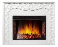 Пристенный электрокамин Electrolux EFP/P-3320RLS с порталом Firelight Vivo 30 белый M134471 - фото 4741725