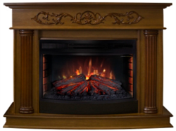 Пристенный электрокамин Real-Flame Milano 25/25,5 NT с очагом Firefield 25 S IR M181757 - фото 4741739