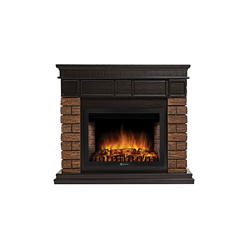 Комплект электрокаминов с искусственным камнем Electrolux EFP/P-3020LS с порталом Firelight Bricks WOOD 30 камень темный, шпон венге M134327 - фото 4743058