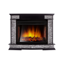 Комплект электрокаминов с искусственным камнем Electrolux EFP/P-3320RLS с порталом Firelight Scala 30 сланец скалистый серый, шпон венге M134391 - фото 4743485