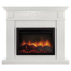 Пристенный электрокамин Electrolux EFP/P-2520LS с порталом Firelight Bianco 25 белый M134410 - фото 4744829