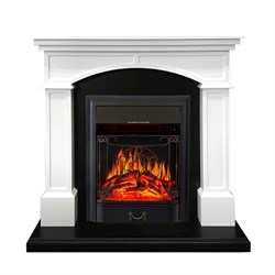 Пристенный электрокамин Royal Flame Langford с очагом Majestic FX / Fobos FX (Белый с черным) M131433 - фото 4744837