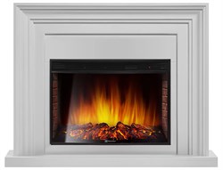 Пристенный электрокамин Electrolux EFP/P-2720RLS с порталом Firelight Stretto 25 белый M206942 - фото 4744850
