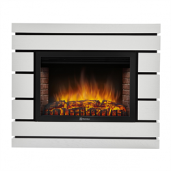 Пристенный электрокамин Electrolux EFP/P-2520LS с порталом Firelight Moderno 25 белый дуб M131151 - фото 4744905