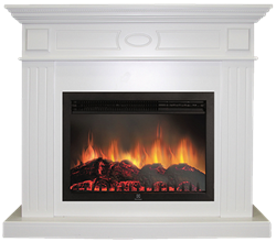 Пристенный электрокамин Electrolux EFP/P-3020LS с порталом Firelight Bianco 30 белый M138803 - фото 4745030
