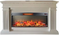 Пристенный электрокамин InterFlame Грейс (бежевый) с очагом Foton 42 M208846 - фото 4746771