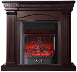 Пристенный электрокамин InterFlame Афина (венге) с очагом Fobos /Majestic M232196 - фото 4746954