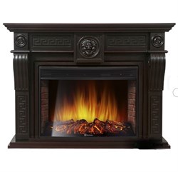 Пристенный электрокамин Electrolux EFP/P-3320RLS с порталом Firelight Vittoriano 30 венге M134479 - фото 4748180