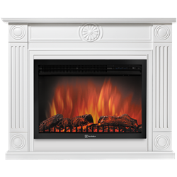 Угловой электрокамин Electrolux EFP/P-2720RLS с порталом Firelight Frame 25U (угловой) шпон белый M134409 - фото 4749000