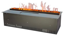 Встраиваемый очаг в модуль Schones Feuer 3D FireLine 600 стальной M234078 - фото 4758548