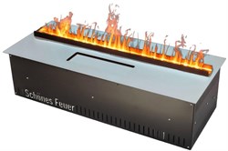 Встраиваемый очаг в модуль Schones Feuer 3D FireLine 800 Pro стальной M234190 - фото 4758616
