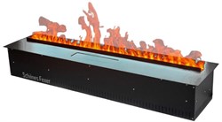 Встраиваемый очаг в модуль Schones Feuer 3D FireLine 1000 Pro стальной + синий цвет M234213 - фото 4758670