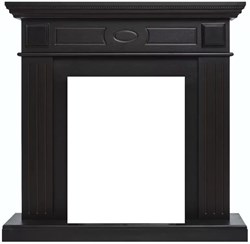 Классический портал для камина Firelight Bianco Classic черная эмаль M225481 - фото 4758957