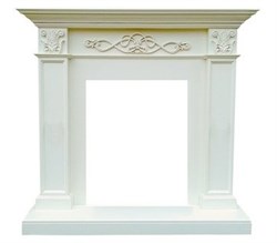 Классический портал для камина Dimplex Verona STD Белый дуб (классика Opti-Myst, Optiflame) M51373 - фото 4759024
