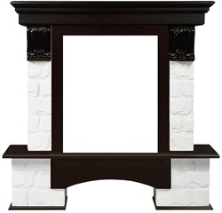 Классический портал для камина Firelight Forte Classic Белый/Венге M51415 - фото 4759449