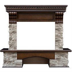 Широкий портал Royal Flame Aberdeen [Абердин] под очаг Vision 26 LED FX Темный дуб M96993 - фото 4760223