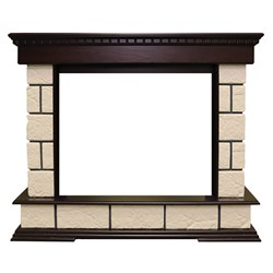 Широкий портал Royal Flame Shateau [Шато] под очаг Dioramic 28 LED FX Темный дуб M96987 - фото 4761156