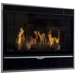 Встраиваемый газовый камин Karma ELEGANCE 77 Exclusive Slim line 15 silver M68759 - фото 4762653